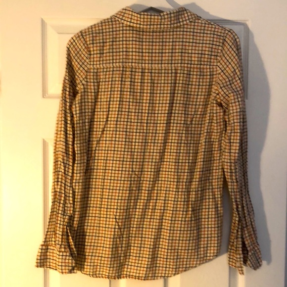 Cotton, half button down plaid shirt, pull & bear, great Condition - Picture 2 of 2